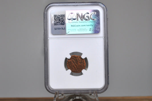 Ancient Western Roman Empire Horonius 393-423 AD AE3 (Nummus) - Late Empire - Ancient Coins - NGC Certified, Great Condition - (Copy)