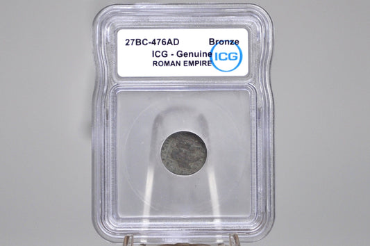 Ancient Roman Empire 27BC-476 AD AE Unidentified Roman Coins - ICG Certified - Ancient Coins - (Copy)