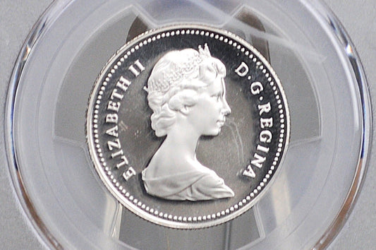 1982 Canadian Half Dollar - Graded PR69 Deep Cameo Proof - 50 Cent Canada 1982 - Queen Elizabeth II -