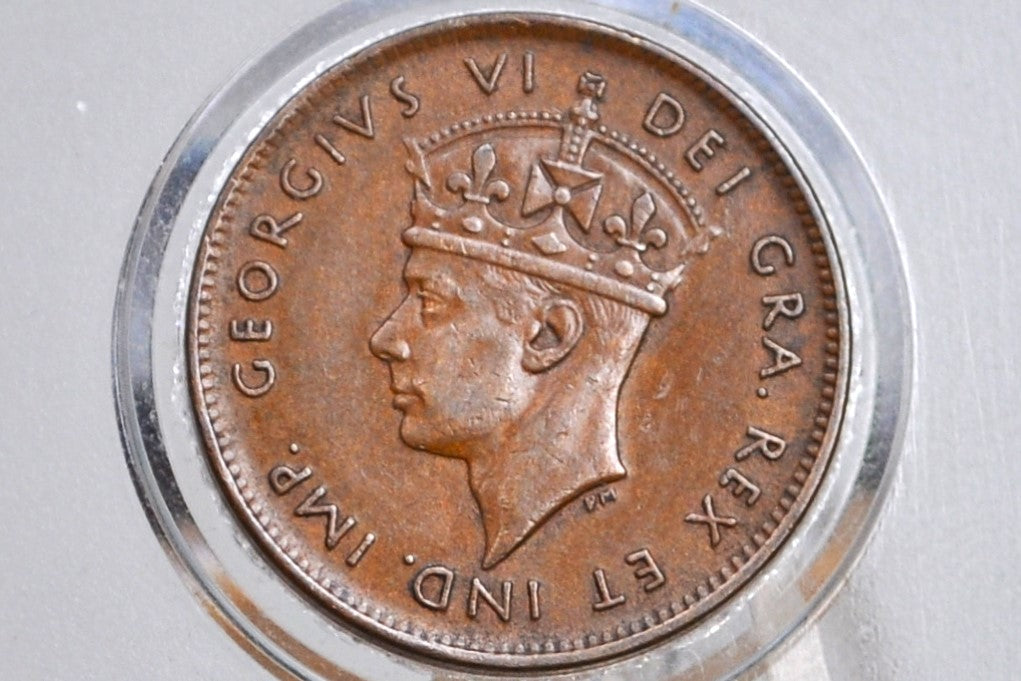 1941 Newfoundland Cent - Choice AU Grade / Condition - One Cent Newfoundland 1941 Newfoundland Small Cent