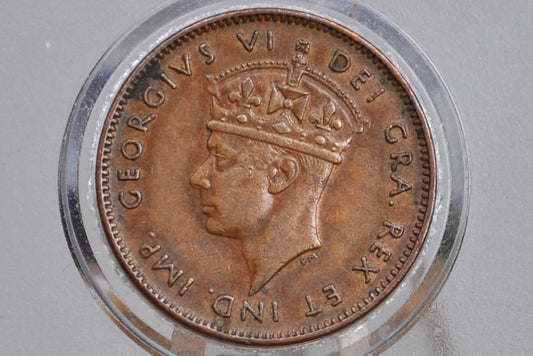 1947 Newfoundland Cent - Rare Coin, AU Grade / Condition - One Cent Newfoundland 1947 Newfoundland Small Cent