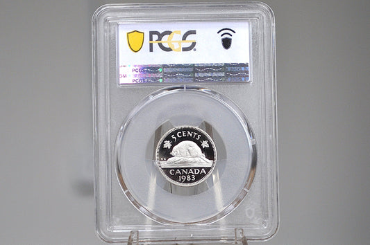 1983 Canadian 5 Cent - Graded PR69 Deep Cameo Proof - 5 Cent Canada 1983 - Queen Elizabeth II -