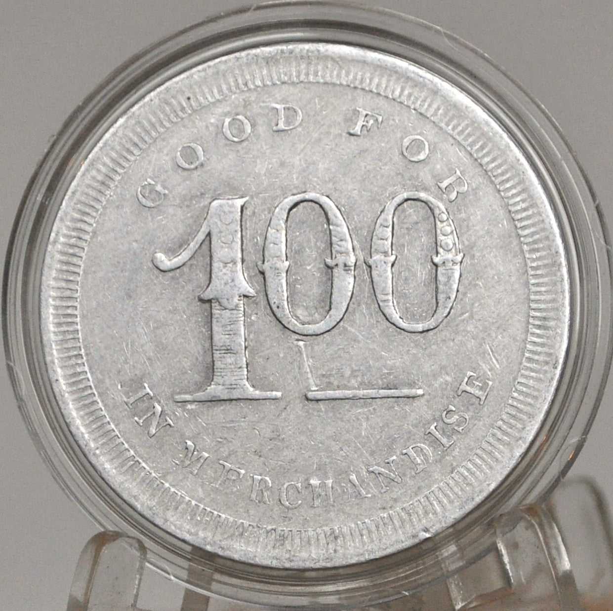 D. Nebbe The Big Daylight Token Ogden Iowa One Dollar Trade - The Big Daylight 1$ in Trade Ogden Iowa Token