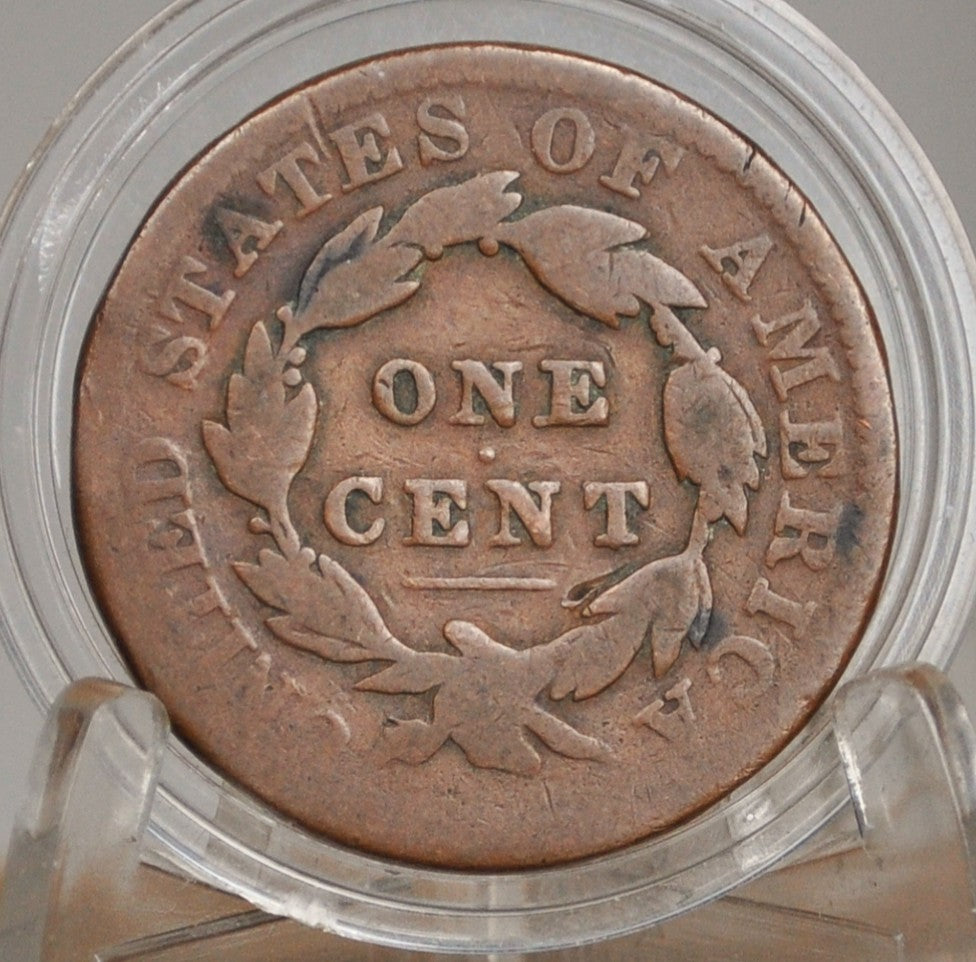 1834 Matron Head Liberty Head Large Cent Small 8, Large Stars, Medium Letters GOOD