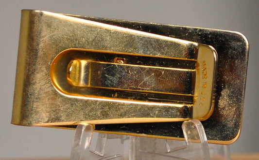 Vintage Gold-Tone Colibri Golf Money Clip