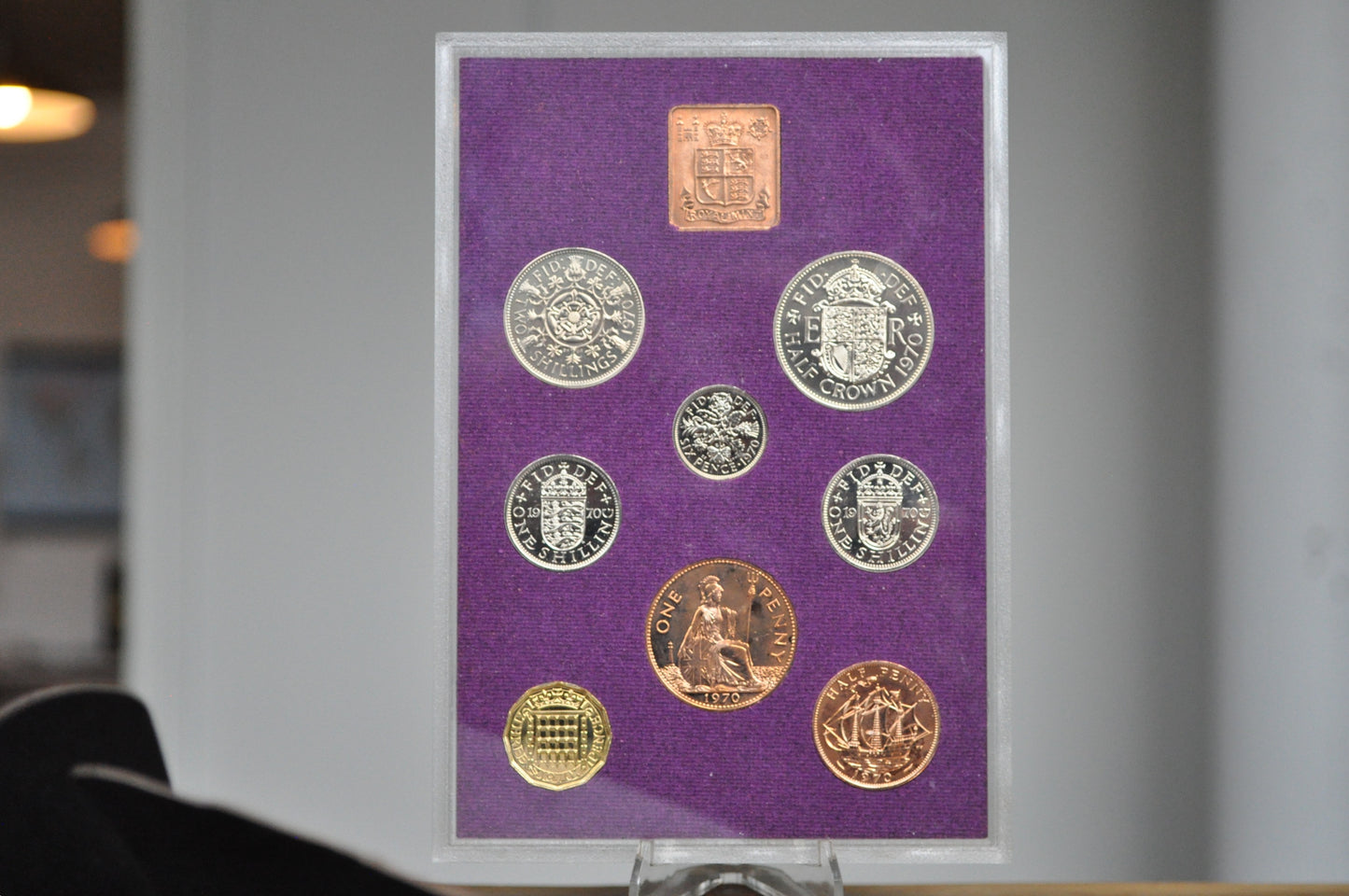 1970 Great Britain and Northern Ireland Proof Set - 1970 UK Proof Set - Set with Certificate -