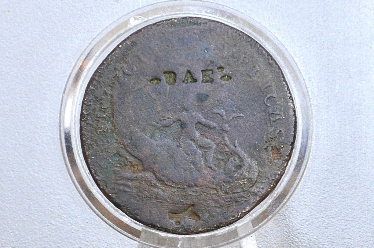 Free Imperial State of Nurenberg Louis XVI Brass Counter Token - Great Condition - The Martyr King Louis XVI -