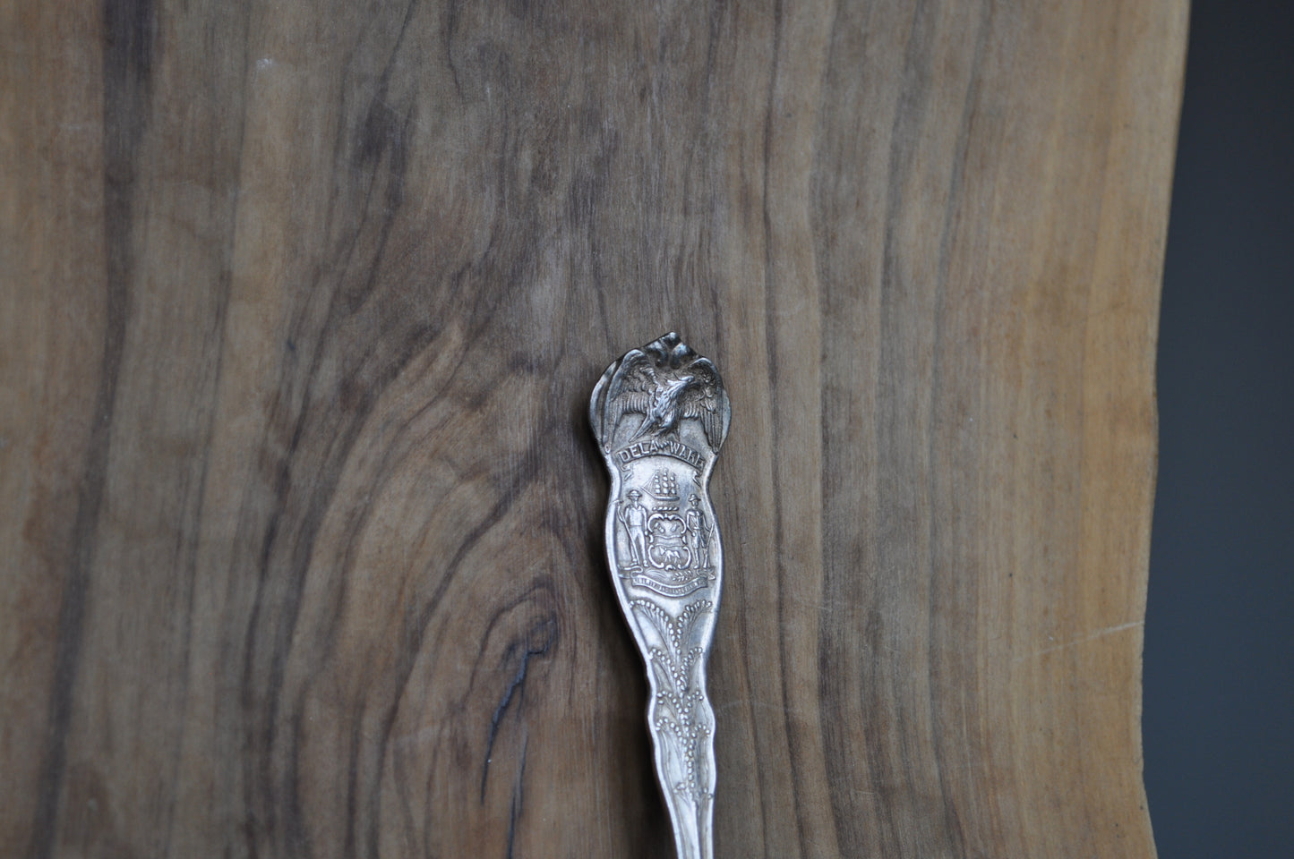 State Spoons! Large Lot of Antique Silverplated State Spoons - WM Rogers & Sons Spoons - Eagle Atop Spoon