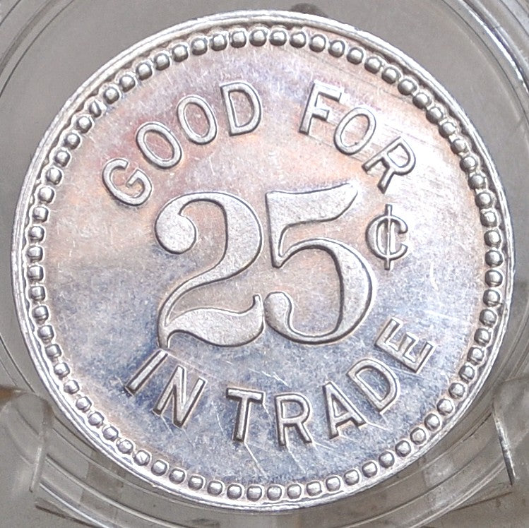 Olsen Bros. Willard & Harlof Bethel, Alaska Good For 25 Cents in Trade - Twenty Five Cents in Trade Bethel Alaska Olsen Bros.