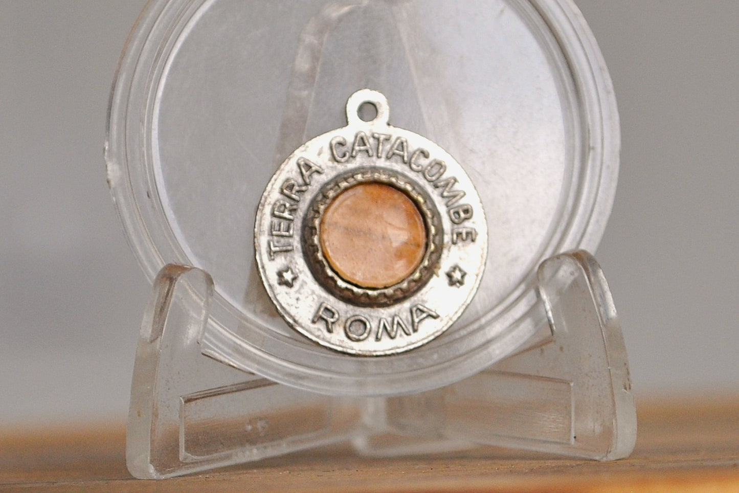 Beautiful St. Cecilia Patron of Music Medal Pendant - Terra Catacombs of Rome - Catholic Medals - Christianity Pendants