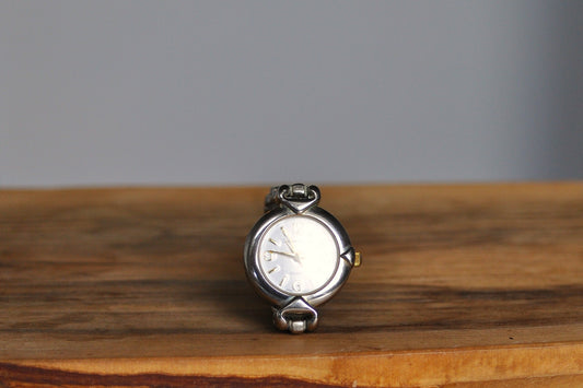 Dainty Stainless Steel Silver Tone Jaclyn Smith Watch - Quartz Movement - Working!