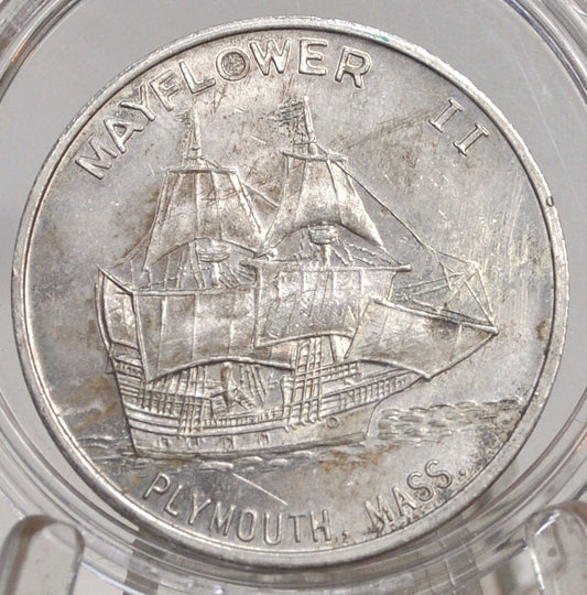 Mayflower II Plimoth Plantation Massachusetts Token - Plymouth, Mass Mayflower Token