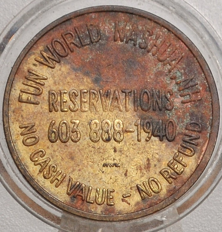 Birthday Cake Arcade Token Nashua New Hampshire - Fun World Nashua New Hampshire Birthday Arcade Token