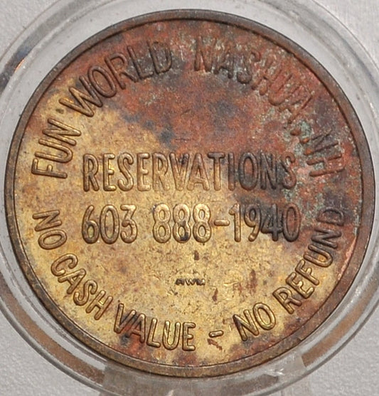 Birthday Cake Arcade Token Nashua New Hampshire - Fun World Nashua New Hampshire Birthday Arcade Token