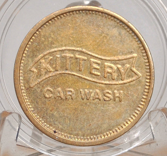 Antique Car Carwash Token Kittery, Maine - Car Wash Token Kittery Car Wash - Carwash Token Kittery Maine