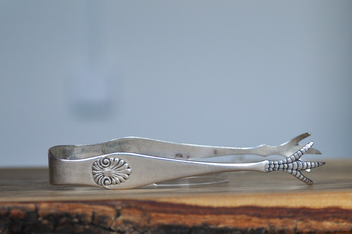 Vintage Silverplated W.M. Rogers & Son Chicken Feet Tongs - Ice Cube/Sugar Tongs - 3 1/4 Inches