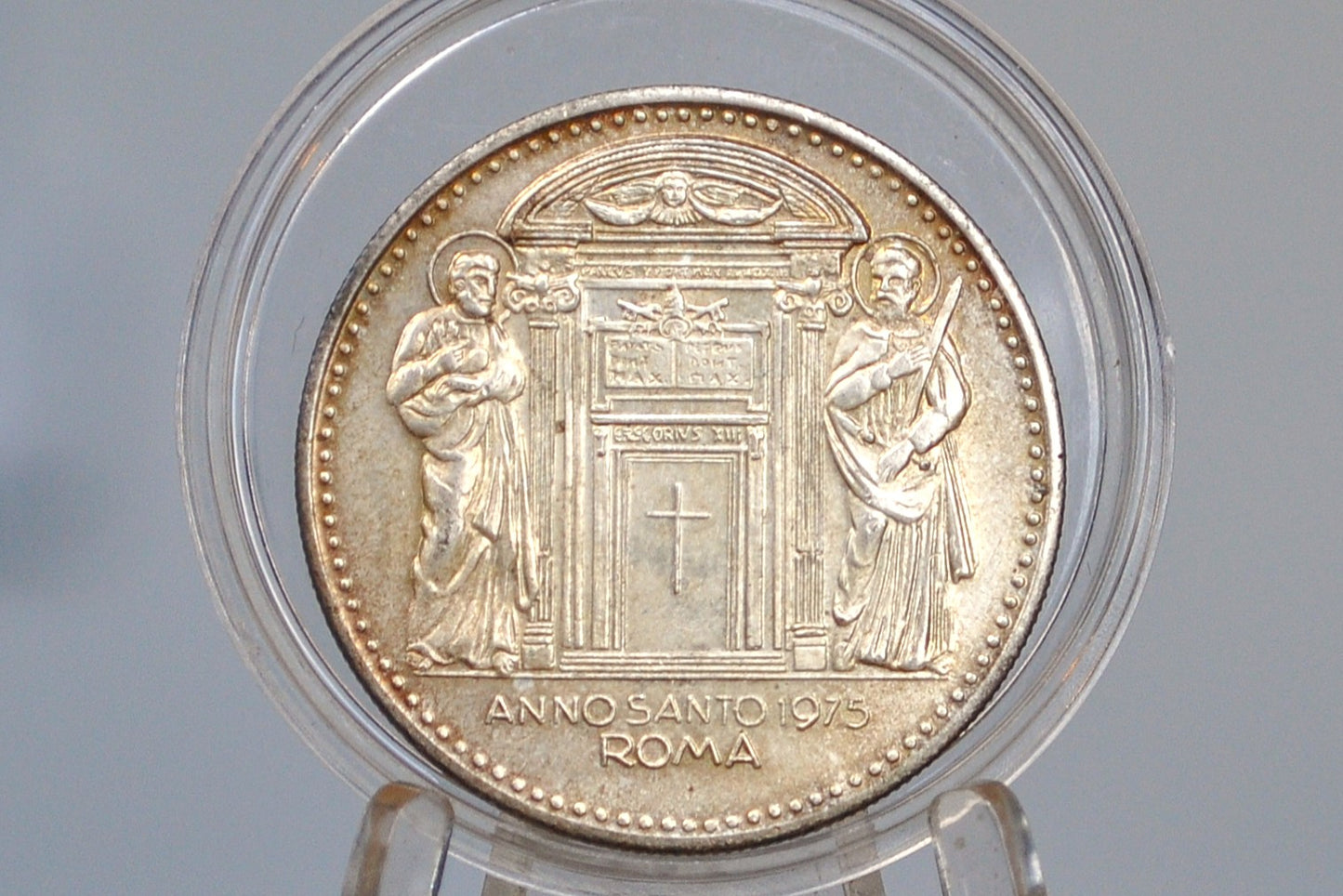 1975 Vatican City Commemorative Pope Paulus VI Medal - Holy Year Memorial Medal - Paul VI Medallion