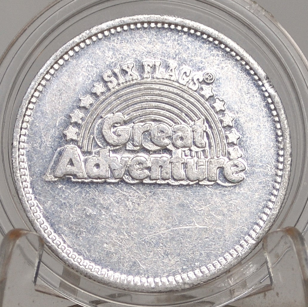 1982 Six Flags Great Adventure Skill Token - 1980s Great Adventure/Six Flags Token Value 1 Skill