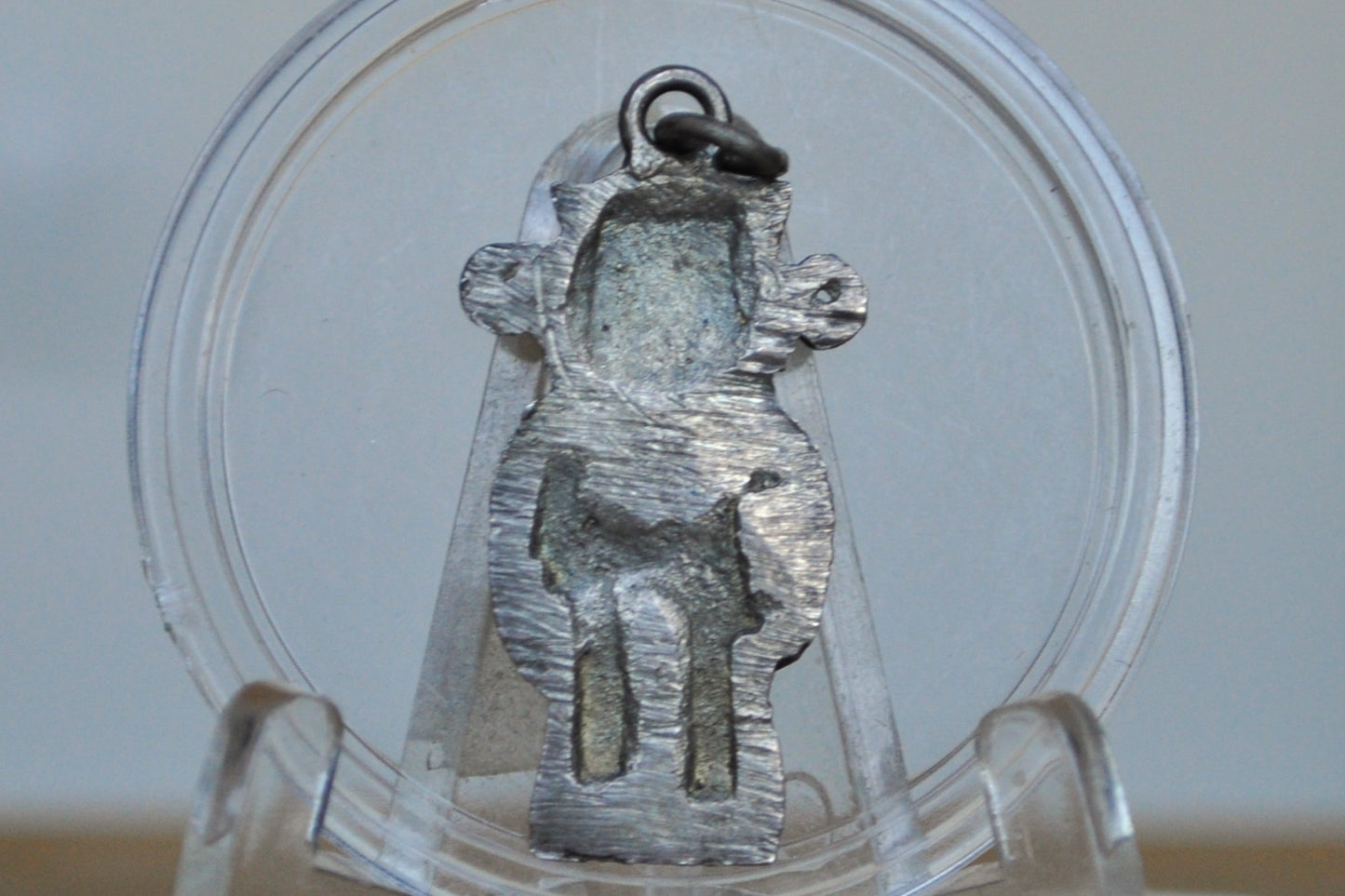 Antique Ancient Culture Sun Figure Charm - Tested Sterling Silver - Ancient Culture Mythological Pendant
