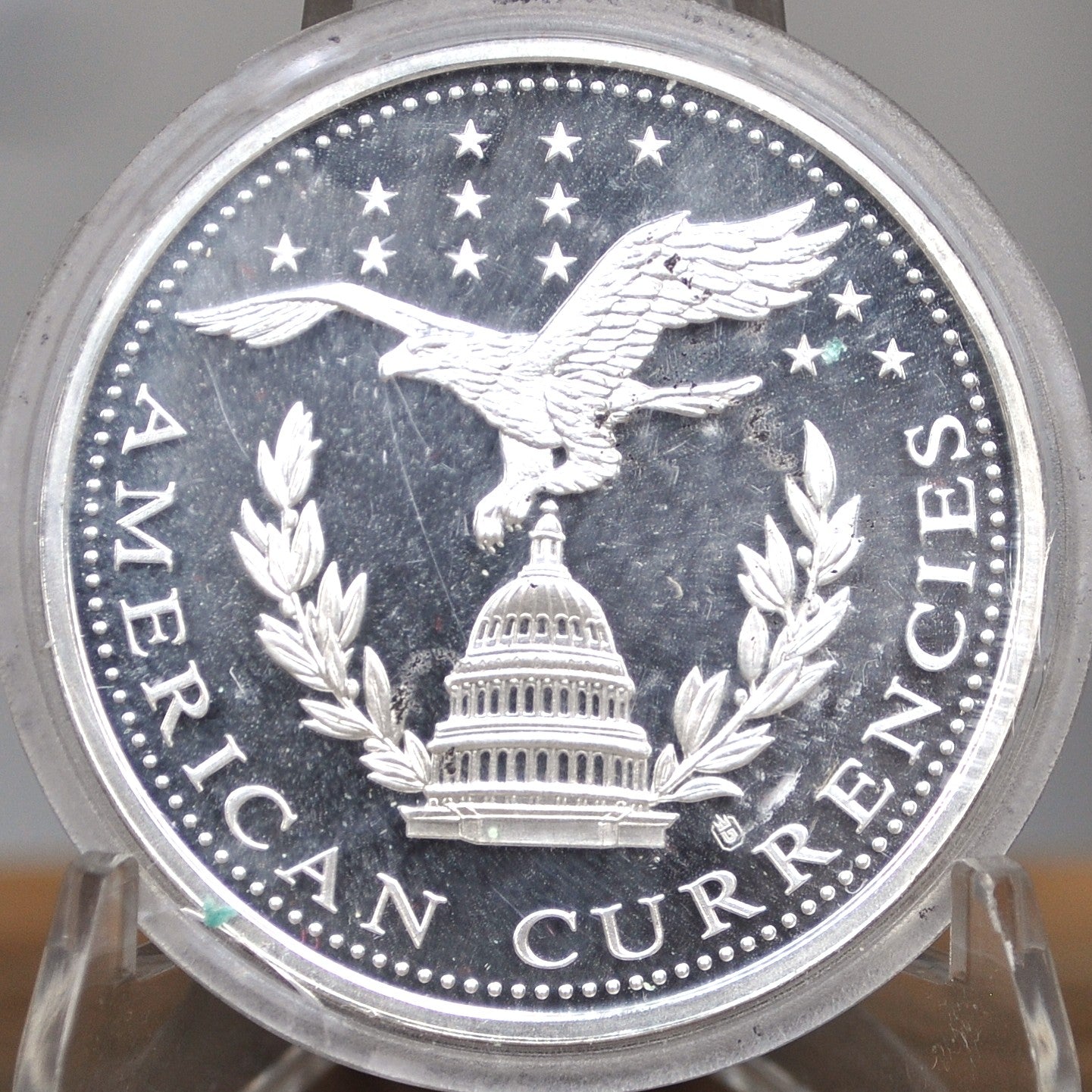 American Currencies Penny Gold Plated inlay 2001 - 2001 Gold Plated Penny Inlay American Currencies Coin