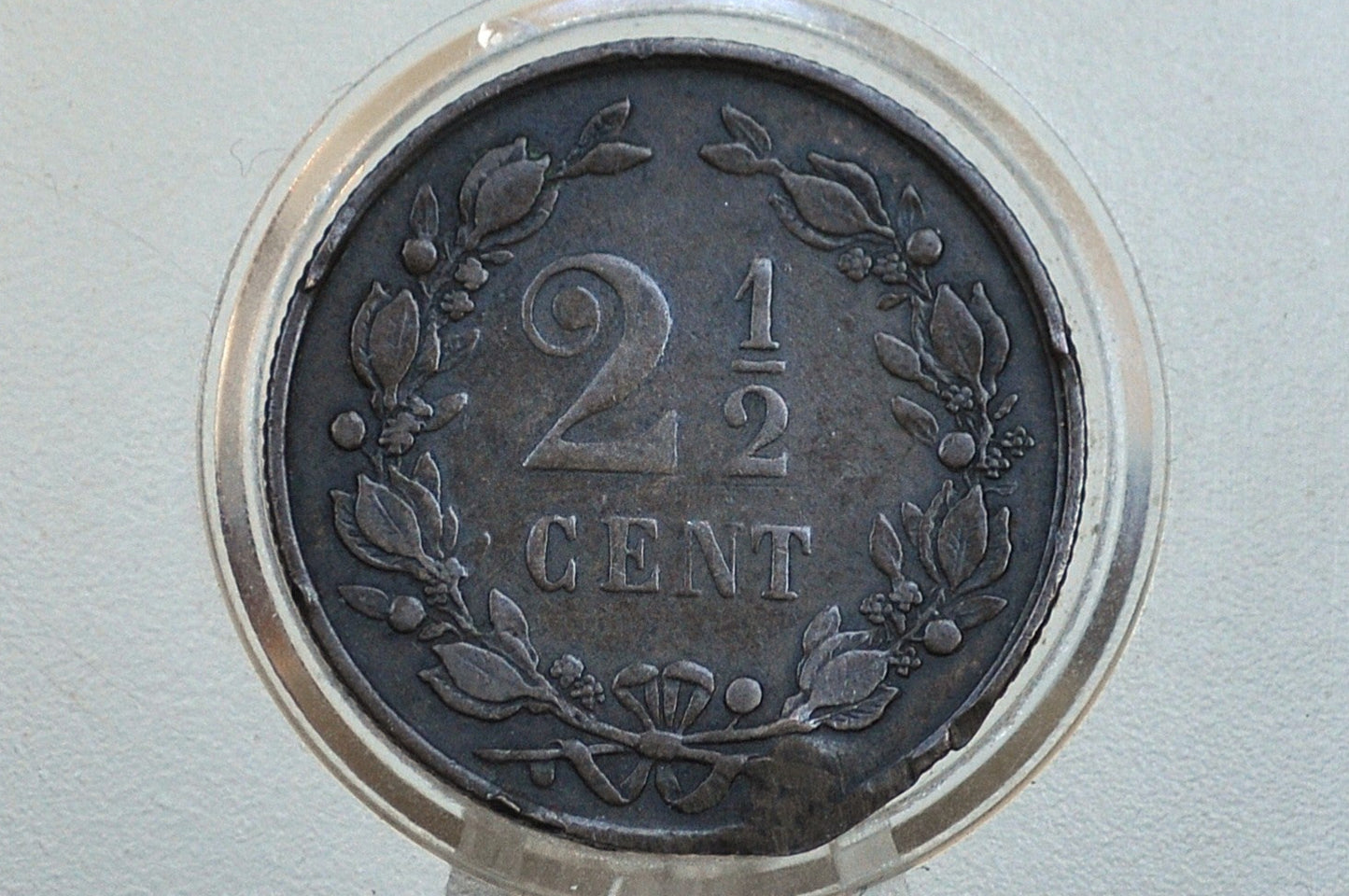 1905 Netherlands 2 1/2 Cent Coin - VF/XF Condition - Queen Wilhelmina - High Grade -