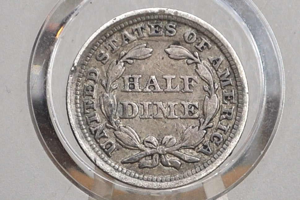1855 Half Dime - Fine - 1855 Seated Liberty Half Dime - Early American Coin
