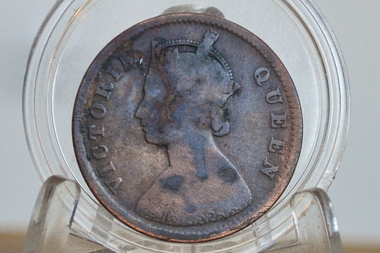 India 1/4 Anna 1862 - Great Condition - 1862 India Quarter Anna - British India One Quarter Anna, Great Coin -