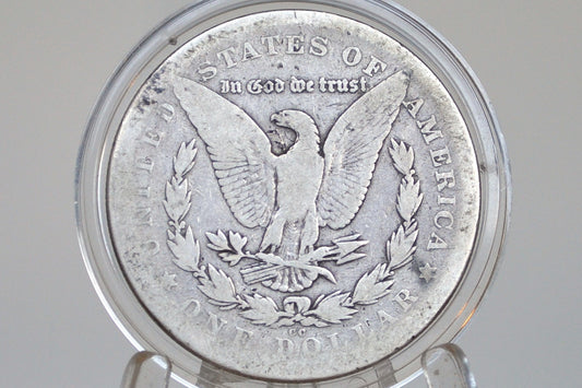1878 CC Morgan Silver Dollar - G/VG Grade / Condition - Carson City Mint, 1878-CC Morgan Dollar 1878CC Key Date, Affordable 78CC