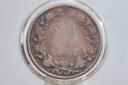 1884 Netherlands 2 1/2 Cent Coin - Great Condition - William III - Old Netherlands Coins -