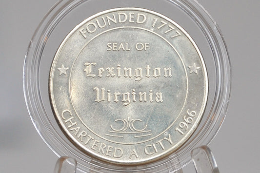 City of Lexington, Virginia, Founded in 1777 Medallion - Lexington, Virginia Town Medal