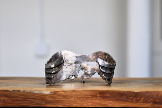 Vintage Sterling Silver Eagle Cuff Bracelet – Handcrafted Jewelry