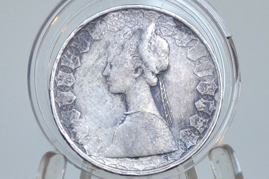 Italian 500 Lire Coin 1959 - XF - Beautiful Italian Coin - Silver 500 Lire Italy