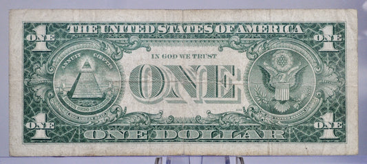 1957 Silver Certificate 1 Dollar Note - Fancy Repeating Pattern Serial Number - 29189899 - 1957 One Dollar Blue Seal Banknote - Fr#1619