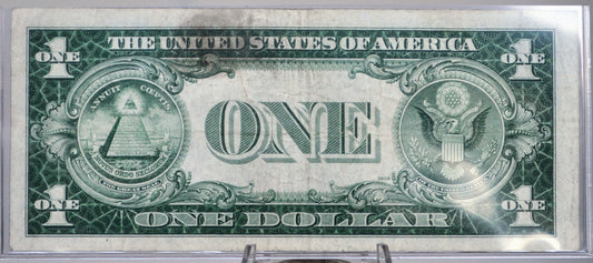 1935 E Silver Certificate 1 Dollar Note - Fancy Bookend Serial Number - 36737936 - 1935E One Dollar Blue Seal Fancy Serial Note - Fr#1614