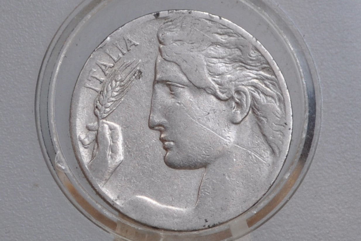 1912 Italian 20 Centesimi Coin - Vittorio Emanuele III - C.20 - Great Condition; Beautiful Design & Artwork - Italy 20 Centesimi