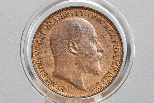 1902 Farthing Great Britain - Uncirculated - UK Farthing 1902 - Bronze