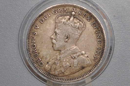 1912 Newfoundland 20 Cents - VF+ Grade / Condition - Only 350K Made! - Ten Cents Newfoundland 1912 Silver - Silver Twenty Cents 1912