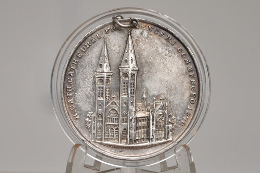 Thomas Francis Hendricken Providence Commemorative Medallion - 1st Bishop of Providence Thomas Hendricken Medallion