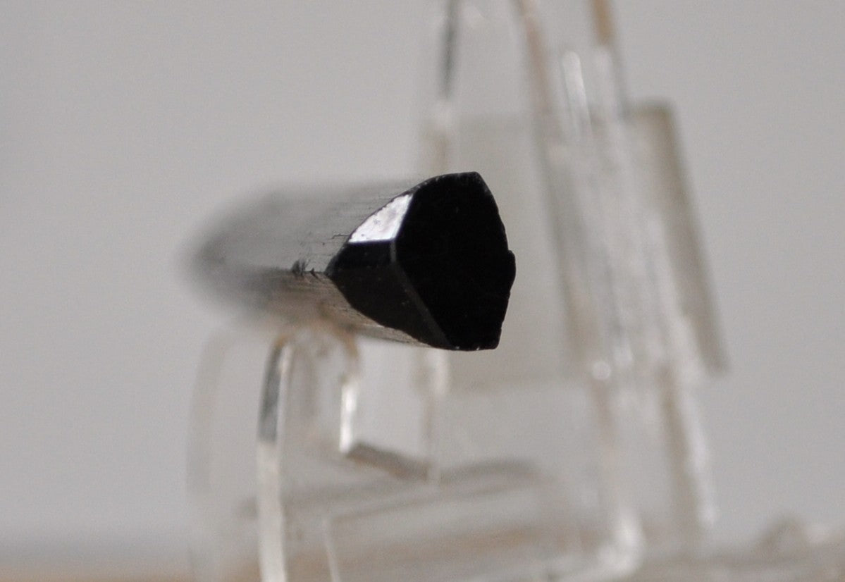 Black Tourmaline Rough Cylinder Raw Piece - Crystal Raw Black Tourmaline