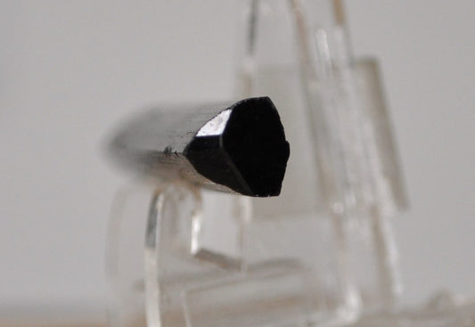 Black Tourmaline Rough Cylinder Raw Piece - Crystal Raw Black Tourmaline