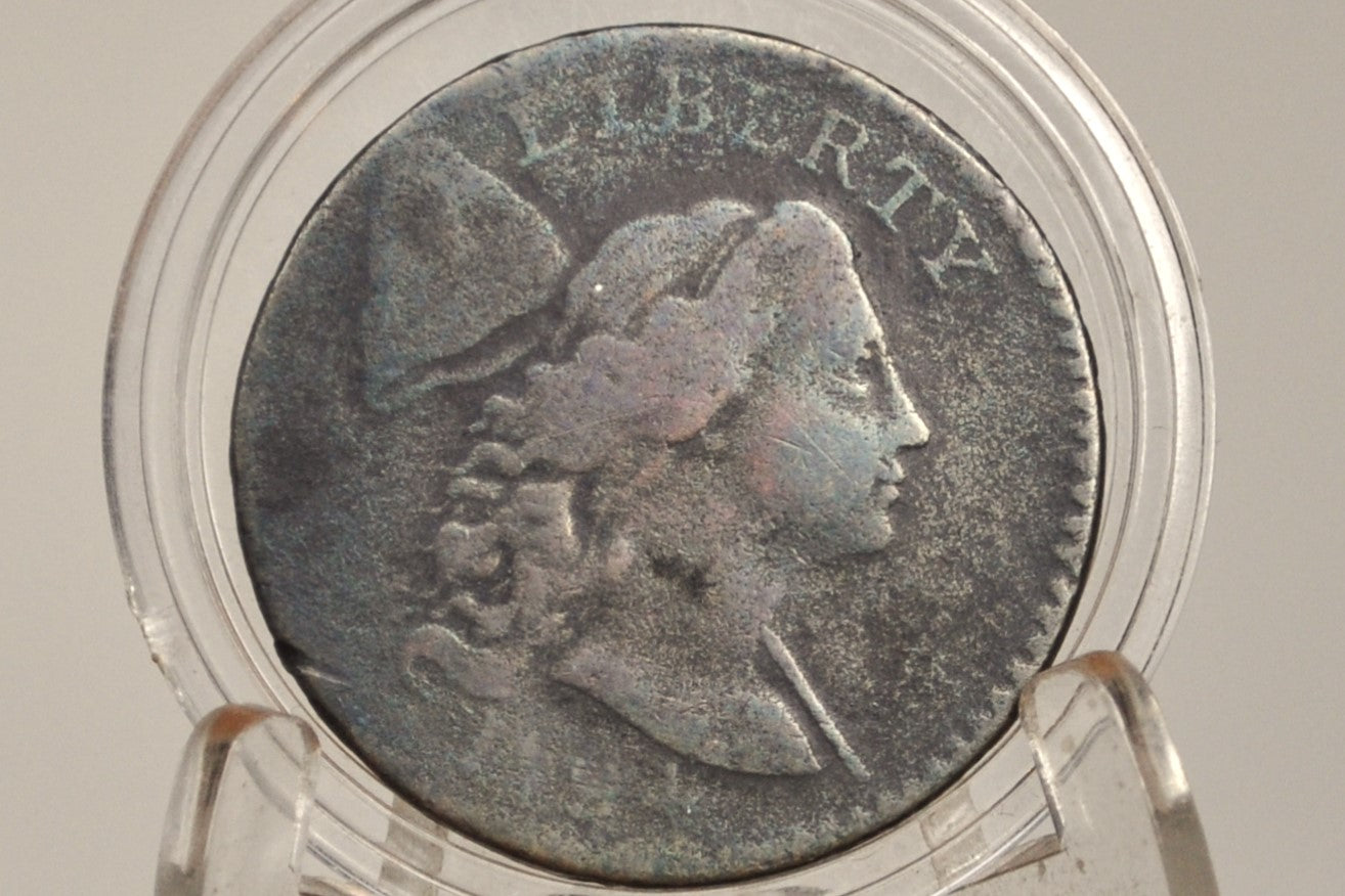 1794 Liberty Cap Large Cent - VG Details - Rare Coin Type - US Large Cent 1794 Liberty Cap Cent