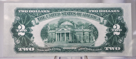 1953 STAR NOTE Unc. Red Seal 2 Dollar Star Note - Uncirculated - 1953 Two Dollar U.S. Star Note 1953 Star Note Fr#1509* 2 Dollar Red