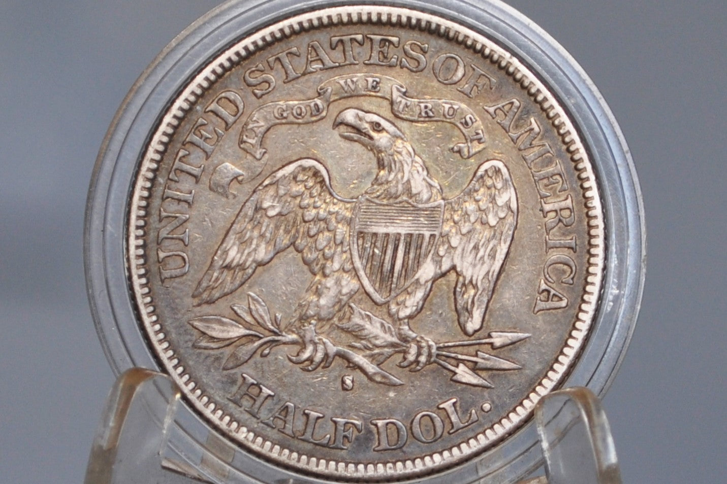1877-S Seated Liberty Half Dollar - XF - 1877 S Liberty Seated Silver Half Dollar - High Grade!