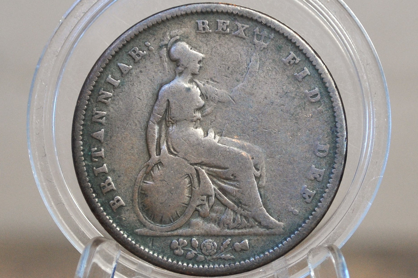 1831 UK Penny Great Britain 1831 - VG Grade / Condition - King William IV - British 1 Penny From 1831, Scarce Coin