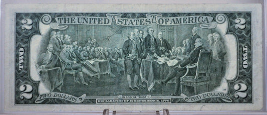 1976 Fancy Triplet Repeater Serial Number Federal Reserve 2 Dollar Note - 38176999 - 1976 Two Dollar Fancy Serial Banknote - Fr.1935-E