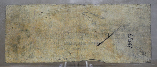 1850 Cochituate Bank 5 Dollar Banknote - Fine (F) Grade - Massachusetts Obsolete Currency - 1850 Boston MA Five Dollars Obsolete Note