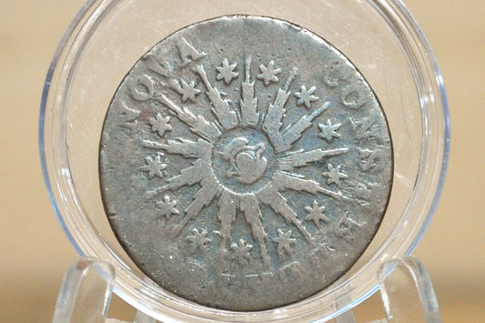 1785 Nova Constellatio Copper Pointed Rays - VF (Very Fine) - Very Rare US Coin- 1785 Constellatio Colonial Issue Coin