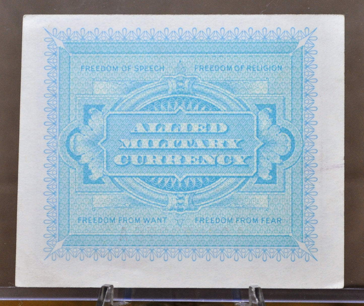 1943 2 Lire Allied Military Italy Note - Uneven Cut Error - UNC - 1943 Italy Military Two Lire Banknote - Allied Military WWII - P#M11a