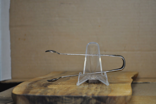 Sterling Gorham 1896 Maryland Bonbon Tongs - Stamped and Tested Sterling Silver - Floral Trident Tongs - 4.45 Inches