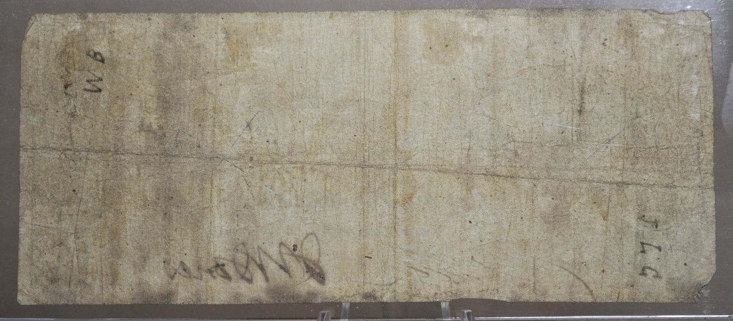 1861 Confederate States of America 10 Dollar Note - VF+, Cancelled - 1861 Confederacy Ten Dollars Obsolete Note - T-28 / CS-28